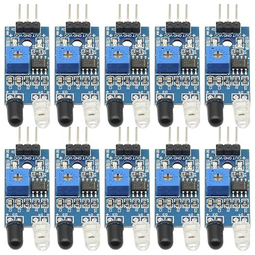 10Pcs IR Infrared Obstacle Avoidance Sensor Module,Proximity Sensor for Arduino Smart Car Robot