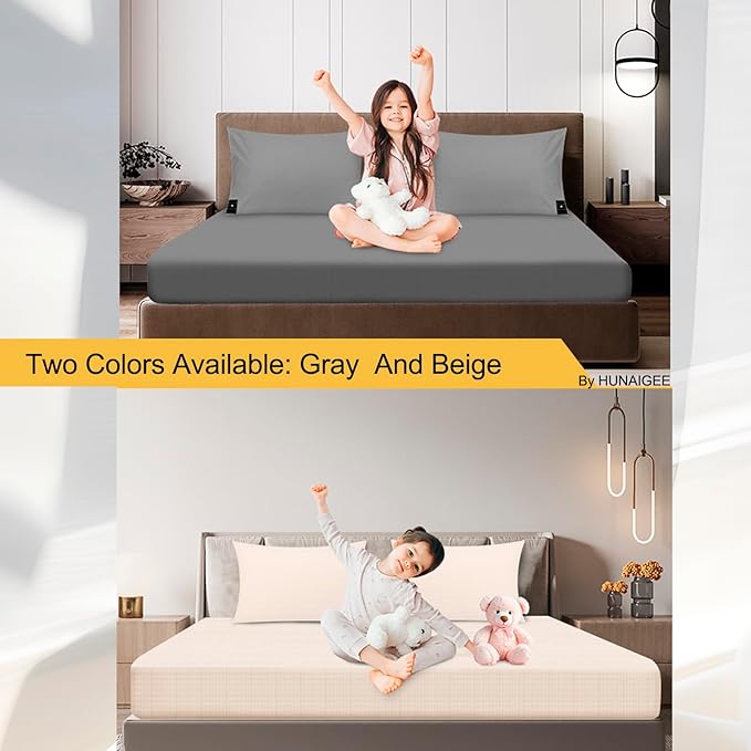 Conductive Grounding Sheet with 15ft Grounding Cord Grounding Fitted Sheet Grounded Mat with 5% Silver + 95% Organic Cotton Fiber for Better Sleep Twin Size (39"x80"x10")