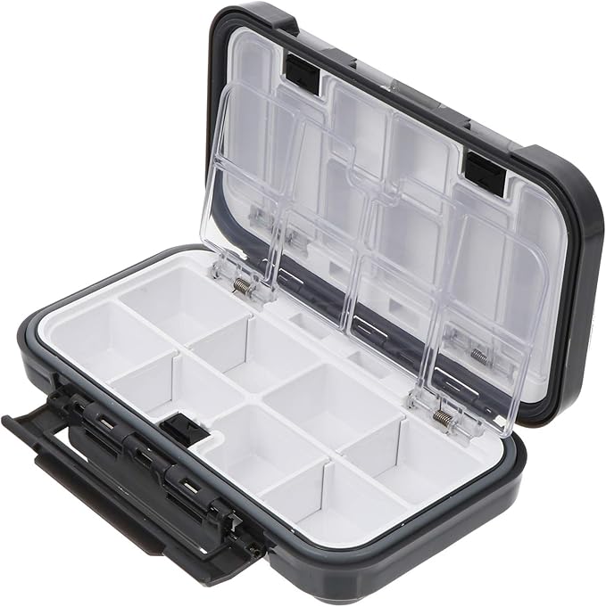 EXCEART Travel Medicine Kit Mini Pill Organizer 8 Compartments Travel Medicine Box Case Pill Box Medicine Pill Tablet Capsule Organizer for Fish Oil Supplement Tool Chest Organizer
