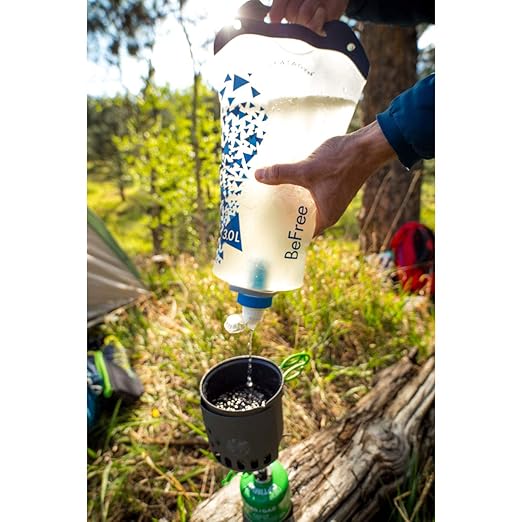 Katadyn BeFree 3.0L Water Filter, Fast Flow, 0.1 Micron EZ Clean Membrane for Personal or Small Group Camping, Backpacking or Emergency Preparedness (8019640)