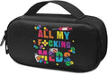 Rnyleeg Black Diabetes Bag for Women Men Small Size Insulin Cooler Travel Case Reusable Insulin Bag for Diabetes Easy to Carry