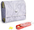 Pill Organizer,LIZIMANDU Weekly Travel Pill Case Box Medication Reminder Daily AM PM, Day Night 7 Compartments,for 4 Times A Day, 7 Days a Week-Includes Leather PU Carrying Case(1-Carved Grey)
