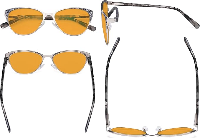 Eyekepper Oversize Ladies Butterfly Design Blue Light Glasses -Computer Screen Eyegalsses Women