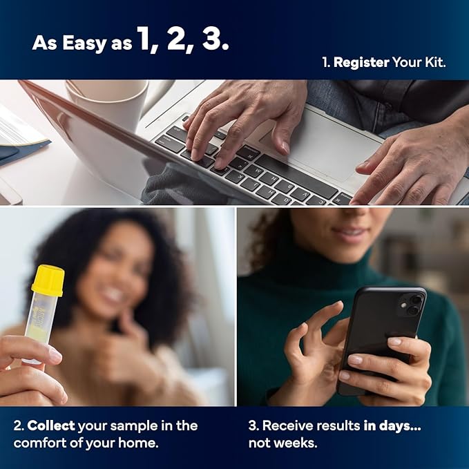 STD Hero Oral HPV Test Kit for Women and Men - at-Home Oral Rinse Collection for Health Screening - Simple, Private, and Easy-to-Use Home Test