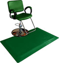 Rhino Mats, Rhino Hide Salon Mat, Non-Slip Standing Cushioned Comfort Anti-Fatigue Mat for Salon, Barbershop, or Spa (Green, Rectangle 3' x 3.5' x 1/2")