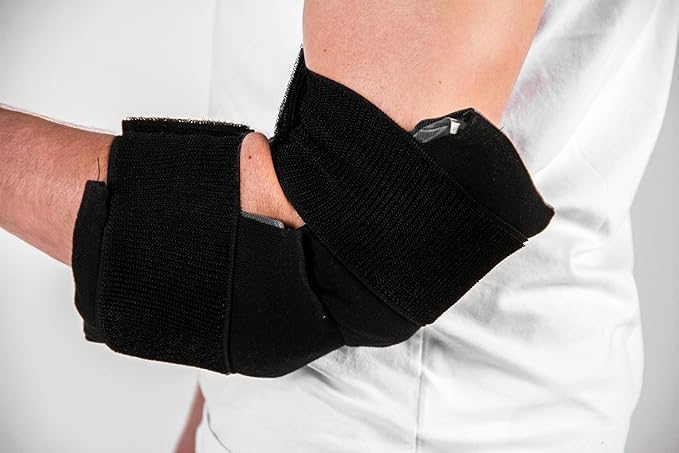 Cryopak Cold and Hot Therapy Wrap, Black, Latex-Free, Non-Toxic, for Back, Abdomen, Hip, Sports Injury Prevention, Recovery (Large). kit Includes Flexible Gel Compress, Sleeve and Strap.