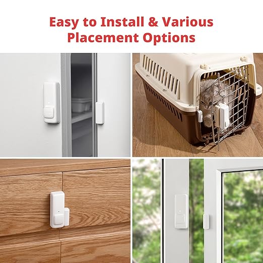 SwitchBot Door Alarm Contact Sensor- Smart Home Security Wireless Window Alarm and Door Sensor, Add SwitchBot Hub to Make it Compatible with Alexa (3)