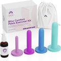 Bliss Comfort Silicone Pelvic Floor Trainer Kit – Soft & Flexible Design for Gentle Progression - 4 Piece Set-Small – Includes 1.3 Oz Bonus Bliss Glide ($10 Value)