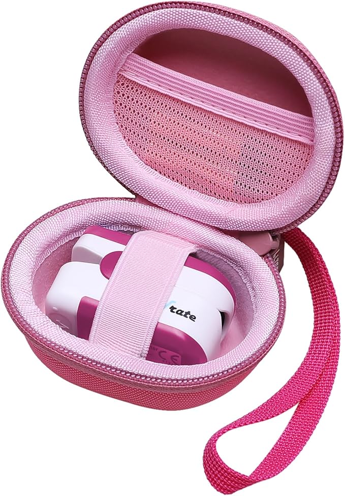 L LTGEM Pink Pulse Oximeter Case for Zacurate, Innovo, Vibeat, iHealth, Santamedical, Children Fingertip Pulse Oximeter Blood Oxygen Saturation Monitor (Case Only)