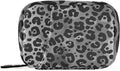 Pill Box Leopard Print 7 Day Pill Case Travel Pill Organizer Bag with Zipper Portable Weekly Vitamin Medicine Supplement Holder Pouch Bag
