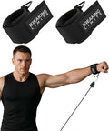 Breaking Limits Wrist Cuffs Gym - Wrist Straps for Cable Machines - Lifting Cuffs for Cables Gym - Wrist Cuff Lateral Raise Attachment - Cable Wrist Cuffs Gym