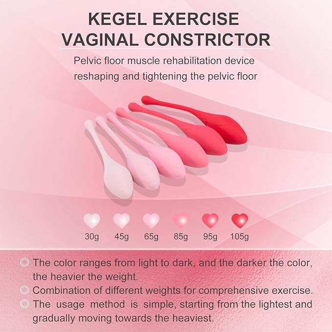 Kegel Exercise System - Recommended by Doctors for Pelvic Floor strengthening and Tightening Exercises, Basic and Advanced Kegel Fitness Products