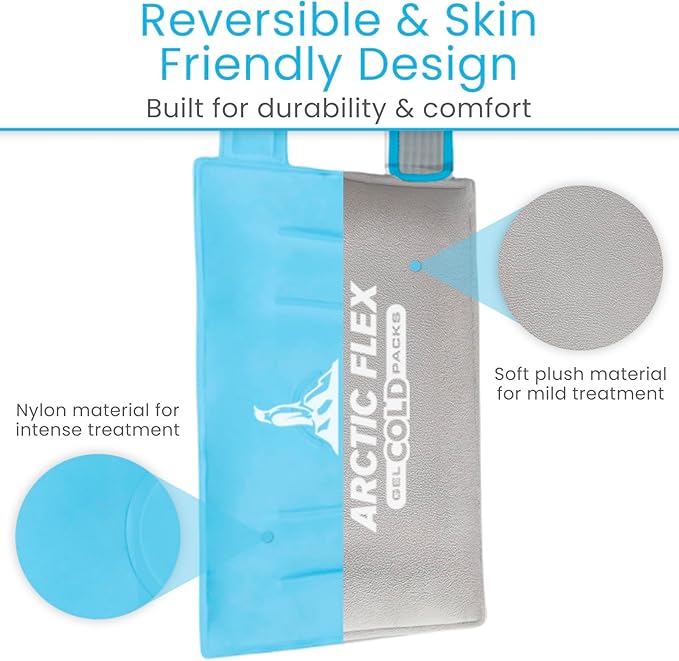 Arctic Flex Elbow Ice Pack Wrap for Tendonitis & Tennis Elbow - Reusable Hot & Cold Brace Sleeve for Women & Men - Gel Ice Pack for Golfer's Elbow, Bursitis, Swelling & Post-Surgery Recovery