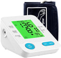 Blood Pressure Machine - Automatic Blood Pressure Monitor for Home Use - Large 4 Color LCD Screen and Adjustable Large Cuff for Reliable Readings - Irregular Heartbeat and Hypertension Detection