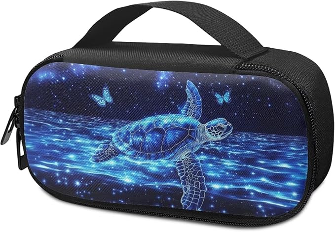 Turtle Butterfly Insulin Cooler Travel Case Large Capacity Diabetic Medication Travel Cooling Bag for Insulin Pens and Other Diabetic Supplies Easy to Use & Carry