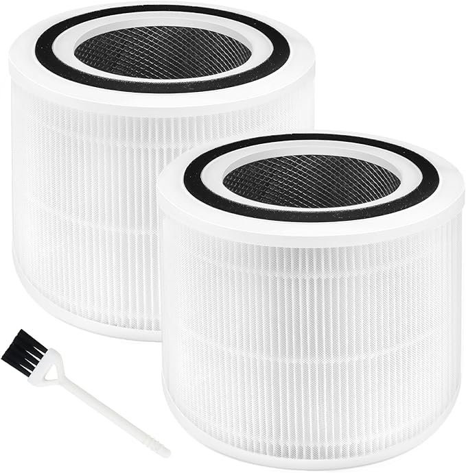 Core 300 Replacement Filter for LEVOIT Core 300 Core 300-P Core 300S VortexAir Air Purifier-Core 300-RF-3-in-1 H13 True HEPA&Activated Carbon Filter-2 Pack White Core 300-P Filter by Blutoget