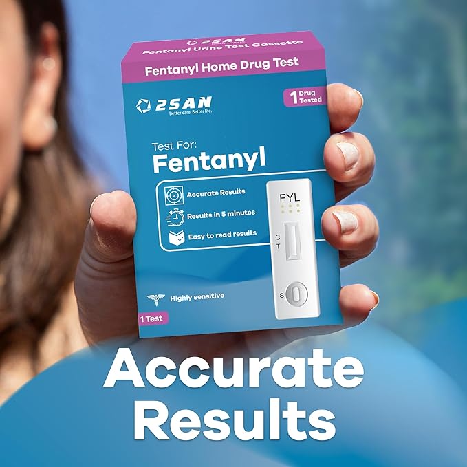 2San Rapid Fentanyl Test – #1 Trusted Brand for Quick & Accurate Detection – Fast 5-Min Home Drug Test – Easy-to-Use Urine Test Kit for Harm Reduction (2 Pack)