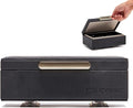 CKEYURE Key Box | Faraday Box for Car Keys | Car Key Signal Blocker Box | RFID Key Box | Key Holder | Key Safe | Signal blocking key box for car security | One Hand Operation (Black)