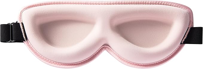 Sleep Masks for Petite Face Small Head, ALASKA BEAR 3 Pack Stitched Eye Masks with Contoured Cups for Women Kids Children Teens, Machine Washable (Black, Blue, Pink)