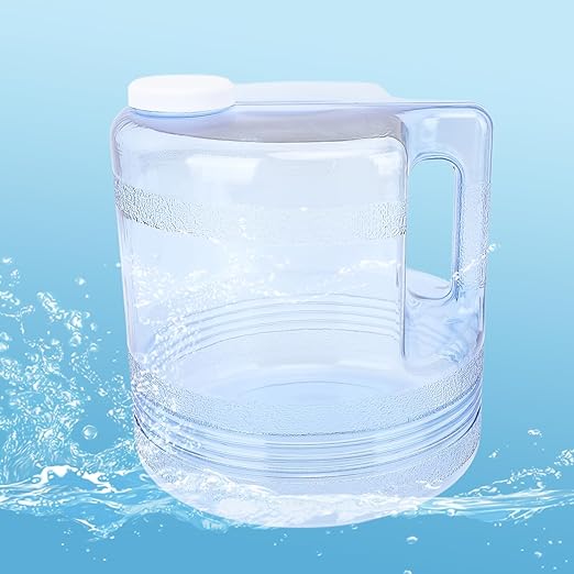 1 Gallon /4L Distiller Water Container,Replacement Distilled Water Distillers for Home Teeth Beauty Plastic Carafe Replacement Bottle for Countertop Water Distiller Filter (1)