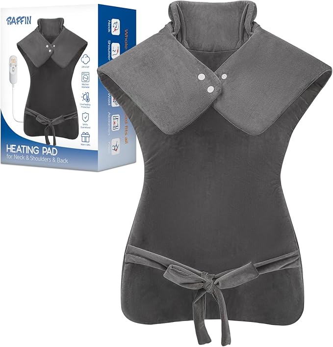 Heating Pad for Pain Relief, Moist Dry Heat Options