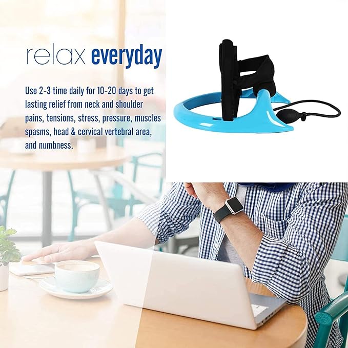 ECOGUN Posture Neck Exercising Cervical Spine Hydrator Pump - Relief for Stiffness, Restores Neck Curve