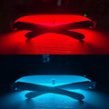 Red & Blue Light Therapy Glasses – 670nm Red Light for Eye Comfort & Visual Wellness, 480nm Blue Light for Energy, Mood & Sleep Support – Wearable Light Therapy Eyewear with Timer
