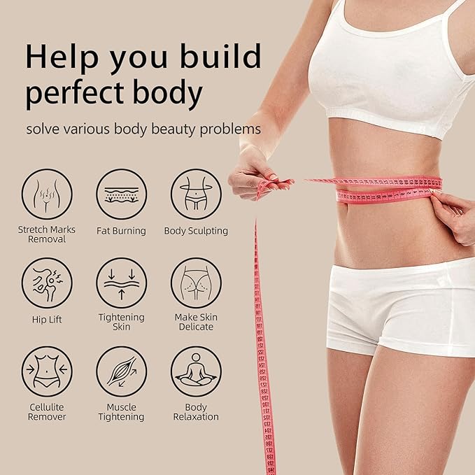 Cellulite Massager, Body Sculpting Tool, Cordless Handheld Body Cellulite Remove for Belly, Waist, Legs, Butt, Arms, Body Massager - Gifts for Women Mum