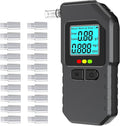 Breathalyzer, Portable BAC Tester with Digital LCD Display, Personal Breath Alcohol Device with 20 Mouthpieces, Compact Handheld Monitor for Home, Travel, Parties, Car, Easy Use