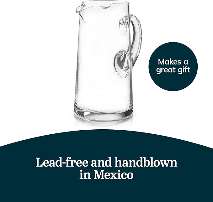 Libbey Cantina Glass Pitcher in Gift Box, 79.3 oz, Clear