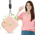 Portable Wearable Air Purifier Necklace for Travel, Personal Ionic Air Cleaner, USB Rechargeable Mini Air Purifier for Office, Car & Outdoor, Filterless Design, 120 Hours Runtime