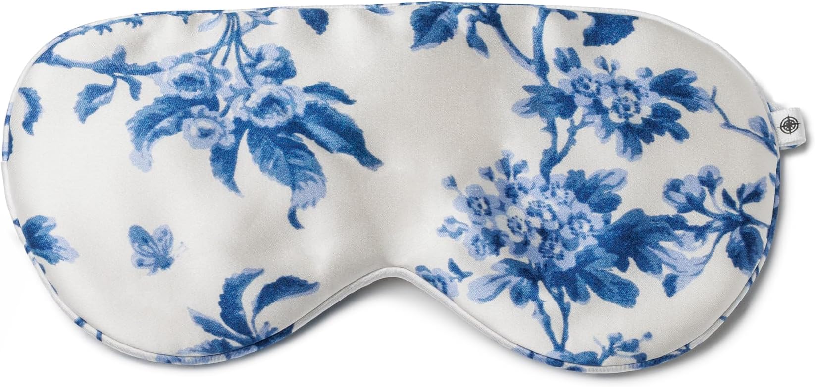Fishers Finery 25 Momme Pure Mulberry Silk Sleep Eye Mask with Adjustable Strap (Tea Cup)