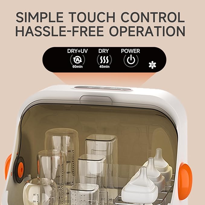 Baby Bottle Sterilizer and Dryer – UV Sterilizer 20L Large Capacity, Hot Air Drying, UV Sanitizer Box, No Need to Clean Regularly.UV Light Sanitizer Box .Sanitizer Machine.
