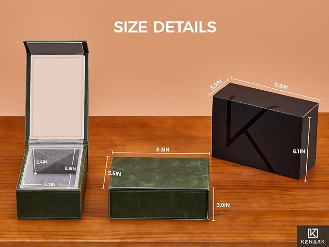 KK7-DG Faraday Protector Box, Signal Shielding, Anti-Theft Car Key & RFID Blocker for Vehicles - Compact Design(Aqua Green)