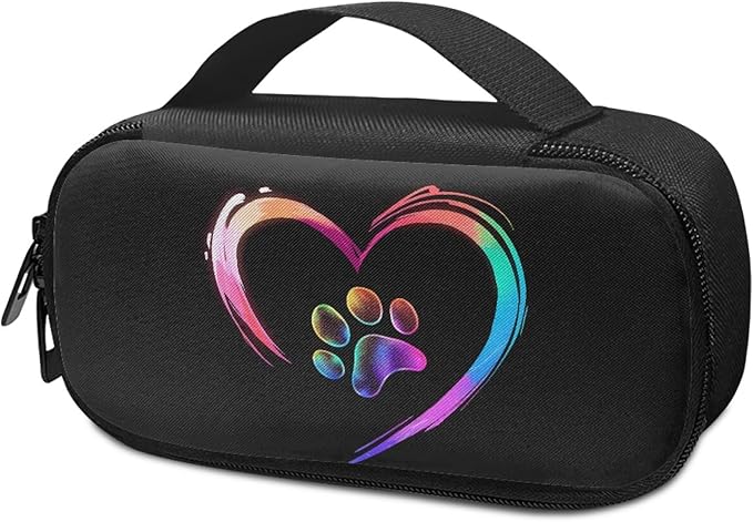 Love Paws Insulated Medicine Carrying Case for Diabetic Testing Kit Glucose Meter Storage Case Insulin Storage Bag for Insulin Pens Glucose Meters Medication