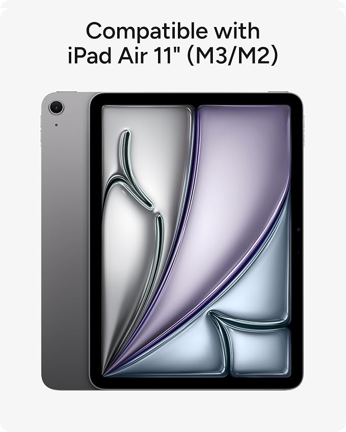 ZAGG Glass XTR3 iPad Air 11" (M5)/ (M4)/ (M3)/ (M2) Screen Protector - Advanced Hexiom Impact Technology, Recycled Glass, Blue Light Filter, Anti-Reflective, Easy Install, Protect Your Eyes & Screen