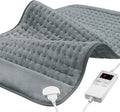 12"x24" Heating Pad, Electric Heating Pads for Neck and Shoulders and Back Pain Cramps Relief, Portable Heating Pad Birthday Christmas Mother Gifts for Women, Men, Wife, Dad