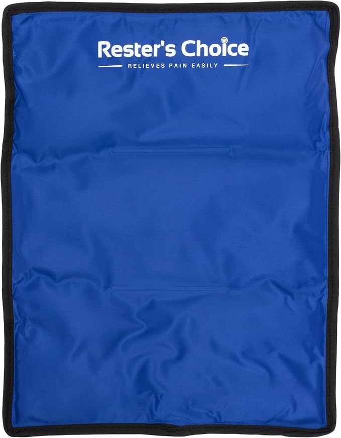 Gel Soft Flexible Ice Pack for Injuries Reusable - (Large: 11"x14.5") for Hip, Shoulder, Knee, Back - Comfy Cold Pack Compress for Swelling, Bruises, Surgery