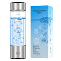 Upgrade Hydrogen Water Bottle, 3Min 2200PPB Rapid Hydrogen Water Generator -SPE PEM Tech, 14OZ Portable Hydro Water Machine, Health Care Gifts for Wife, Family, Friends, Travel (Sliver)