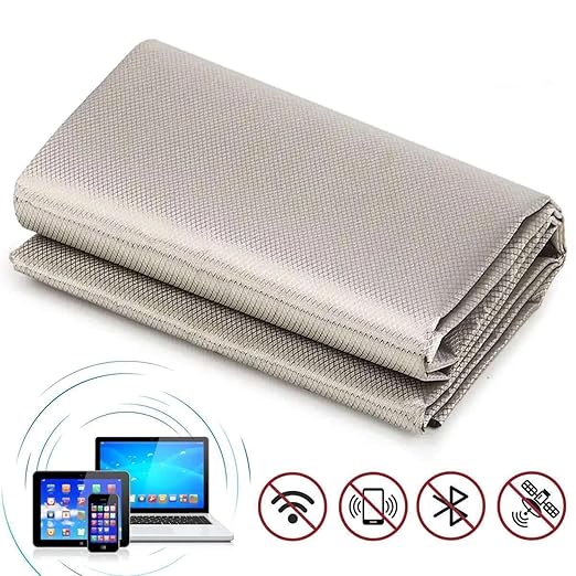 Amradield Faraday Fabric-EMI RFID Shielding-Block WiFi/RF Military Grade for Radiowave Microwave and Other Electromagnetic Fields 197"x43" inch Amradield