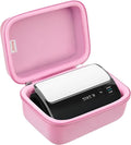 BOVKE Carrying Case for OMRON Evolv Bluetooth Wireless Upper Arm Blood Pressure Monitor, BP7000 One-Piece Design Portable OMRON BP Monitor Storage Bag, Pink
