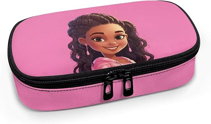 African Girl Diabetic Supplies Bag for Glucose Meter, Medication, Insulin Pens and Other Diabetes Care Supplies, Diabetes Travel Organizer Case with Detachable Pouches