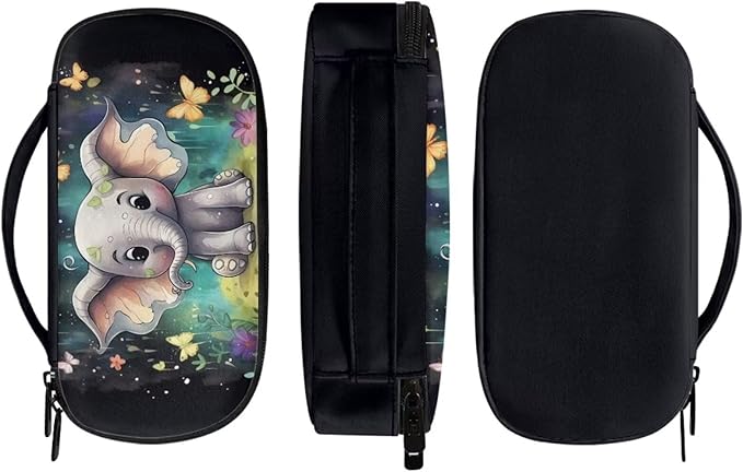 Butterfly Elephant Insulin Cooler Travel Case Handy Medication Insulated Diabetic Carrying Cooling Bag for Insulin Pen and Diabetic Supplies