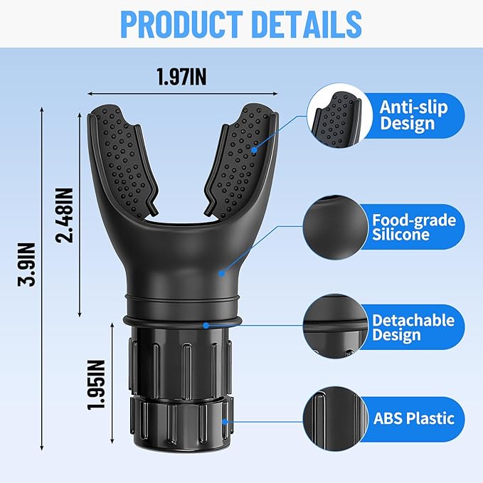 Lung Trainer, Breathing Trainer Exercise Device for Lungs - Portable Running High Altitude Breath Respiratory Trainer Lung Exerciser Device for Athletes, Lung Expander Strengthening Device for Sports