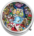 Alice in Wonderland with Cat and Mouse Medicine Pill Box