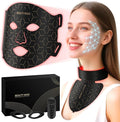 Red Light Therapy for Face & Neck, FDA-Cleared Red Light Mask with 850nm NIR, 7-1 Colors LED Light Therapy mask, Rechargeable LED Mask for Anti-Aging, Skin Firming & Radiant Glow at Home