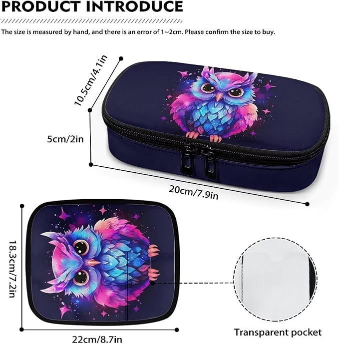 Cartoon Owl Insulin Cooler Travel Case, Handy Medication Insulated Diabetic Carrying Cooling Bag for Insulin Pen, Glucose Meter and Diabetic Supplies