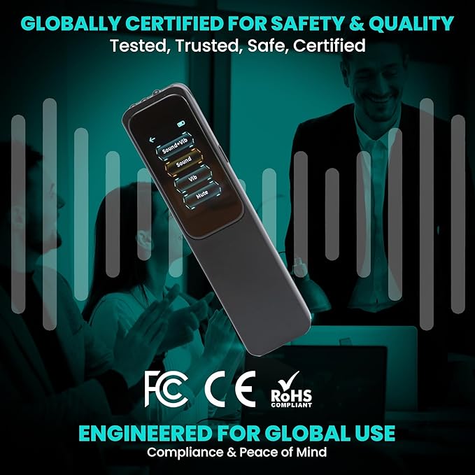 Hidden Camera Detectors – 2026 – Al Powered 7-Mode Touchscreen RF Detector, GPS Tracker Detector & Spy Camera Finder for Hotel, Home, and Car Security