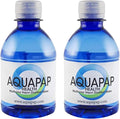 AQUAPAP 8 Ounce 2 Pack Vapor Distilled CPAP Water | for use with Resmed & Respironics Machines