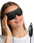 Heated Eye Mask for Dry Eyes: FSA&HSA Eligible, Stable Warm Compress for Tired Eyes, Stye & Blepharitis Relief – with Temperature & Timer Control, USB-Powered – Ideal for Sleep, Office & Travel